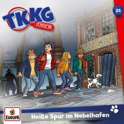 TKKG Junior - 025/Hei&szlig;e Spur im Nebelhafen,Audio-CD