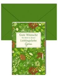 Gute W&uuml;nsche f&uuml;r dich in deiner Lieblingsfarbe: Gr&uuml;n