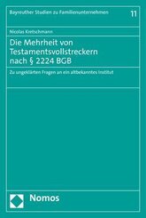 Die Mehrheit von Testamentsvollstreckern nach &sect; 2224 BGB