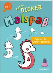 Extradicker Malspa&szlig;. Schritt f&uuml;r Schritt zeichnen