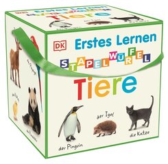 Erstes Lernen Stapelw&uuml;rfel. Tiere