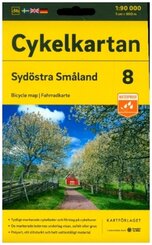 Cykelkartan Blad 8 Syd&ouml;stra Sm&aring;land