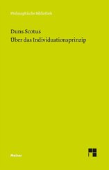 &Uuml;ber das Individuationsprinzip