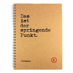 Das ist der springende Punkt - Notizbuch