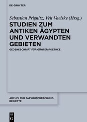 Studien zum antiken &Auml;gypten und verwandten Gebieten
