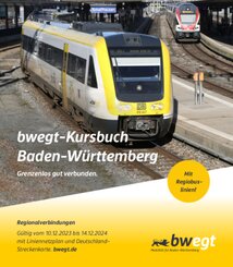 bwegt-Kursbuch Baden-W&uuml;rttemberg 2024, m. 1 Karte