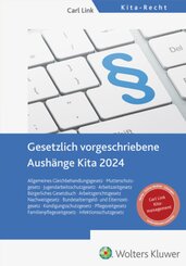 Gesetzlich vorgeschriebene Aush&auml;nge Kita 2024