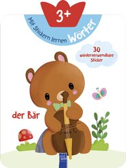 Mit Stickern lernen 3+ (W&ouml;rter), m. 30 Beilage