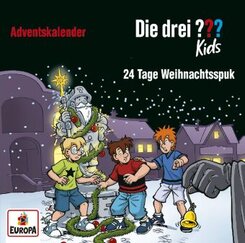 Die drei ??? Kids Adventskalender - 24 Tage Weihnachtsspuk,3 Audio-CDs