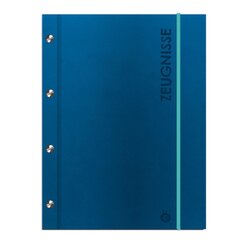 Tr&ouml;tsch Zeugnismappe A4 mit Buchschrauben blau