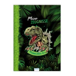 Tr&ouml;tsch Zeugnismappe A4 wattiert Dino