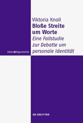 Blo&szlig;e Streite um Worte