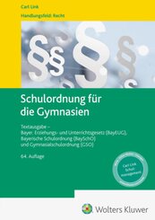 Schulordnung f&uuml;r die Gymnasien