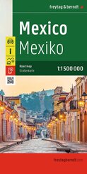 freytag & berndt Stra&szlig;enkarte Mexiko 1:1,5 Mio.
