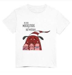 Kinder T-Shirt "Die drei Muckeltiere & der W&uuml;terix"