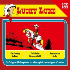 Lucky Luke - 3-CD H&ouml;rspielbox.Box.3,3 Audio-CDs
