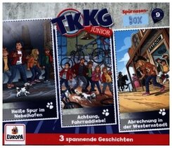 TKKG Junior - Sp&uuml;rnasenbox,3 Audio-CDs