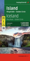 freytag & berndt Stra&szlig;enkarte Island 1:400.000