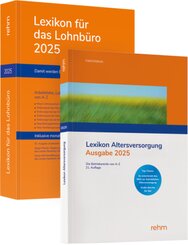 Buchpaket Lexikon f&uuml;r das Lohnb&uuml;ro und Lexikon Altersversorgung 2025