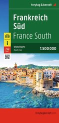 freytag & berndt Stra&szlig;enkarte Frankreich S&uuml;d 1:500.000