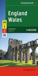 freytag & berndt Stra&szlig;enkarte England - Wales 1:400.000