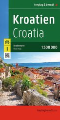 freytag & berndt Stra&szlig;enkarte Kroatien 1:500.000