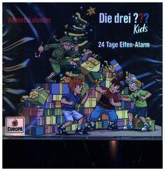 Die drei ??? Kids - Adventskalender - 24 Tage Elfen Alarm,3 Audio-CD