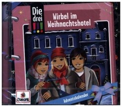 Die drei !!! Adventskalender - Wirbel im Weihnachtshotel,2 Audio-CD