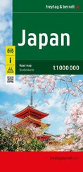 freytag & berndt Stra&szlig;enkarte Japan 1:1 Mio.