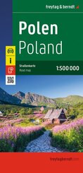 freytag & berndt Stra&szlig;enkarte Polen 1:500.000