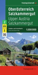 freytag & berndt Stra&szlig;enkarte Ober&ouml;sterreich - Salzkammergut 1:200.000
