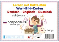 Grundwortschatz DAZ Wort-Bild-Karten Deutsch-Englisch-Russisch