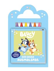 Bluey: Der gro&szlig;e Ausmalspa&szlig; - Mit 6 Wachsmalstiften!