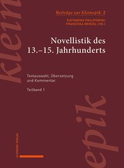 Novellistik des 13.-15. Jahrhunderts