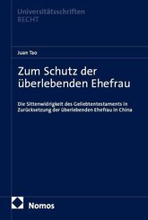Zum Schutz der &uuml;berlebenden Ehefrau