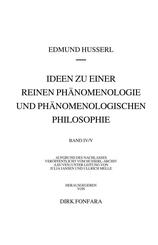 Ideen zu einer reinen Ph&auml;nomenologie und ph&auml;nomenologischen Philosophie. Zweites Buch: Ph&auml;nomenologische Untersuchungen zur Konstitution und Wissenschaftstheorie sowie das Nachwort zu meinen Ideen