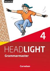 English G Headlight - Allgemeine Ausgabe - Band 4: 8. Schuljahr, Grammarmaster mit L&ouml;sungen