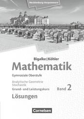 Bigalke/K&ouml;hler: Mathematik. Band 2. Analytische Geometrie und Stochastik. Sch&uuml;lerbuch. Mecklenburg-Vorpommern