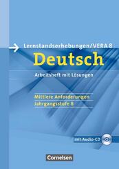 Vorbereitungsmaterialien f&uuml;r VERA - Vergleichsarbeiten/ Lernstandserhebungen - Deutsch - 8. Schuljahr: Mittlere Anforderungen