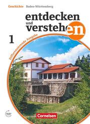 Entdecken und verstehen - Geschichtsbuch - Differenzierende Ausgabe Baden-W&uuml;rttemberg - Ausgabe ab 2016 - Band 1: 5./6. Schuljahr
