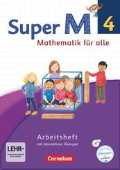 Super M4. Schuljahr - Westliche Bundesl&auml;nder - Arbeitsheft mit interaktiven &Uuml;bungen auf scook.de