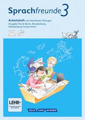 Sprachfreunde - Sprechen - Schreiben - Spielen - Ausgabe Nord (Berlin, Brandenburg, Mecklenburg-Vorpommern) - Neubearbeitung 2015 - 3. Schuljahr