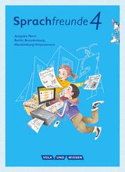 Sprachfreunde - Sprechen - Schreiben - Spielen - Ausgabe Nord (Berlin, Brandenburg, Mecklenburg-Vorpommern) - Neubearbeitung 2015 - 4. Schuljahr