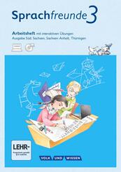 Sprachfreunde - Sprechen - Schreiben - Spielen - Ausgabe S&uuml;d (Sachsen, Sachsen-Anhalt, Th&uuml;ringen) - Neubearbeitung 2015 - 3. Schuljahr