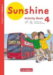 Sunshine - Englisch ab Klasse 3 - Allgemeine Ausgabe 2020 - 4. Schuljahr Activity Book mit interaktiven &Uuml;bungen auf scook.de - Mit CD-ROM und Audio-CD