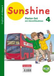 Sunshine 4. Schuljahr. Zu allen Ausgaben - Poster-Set mit Bookii-Funktion und Beilage