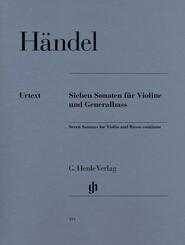 7 Sonaten f&uuml;r Violine und Generalbass