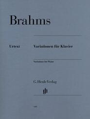 Brahms, Johannes - Variationen f&uuml;r Klavier