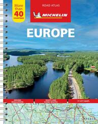 Michelin Stra&szlig;enatlas Europa mit Spiralbindung. Michelin Atlas routier Europe