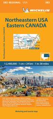 Northeastern USA, Eastern Canada - Michelin Regional Map 583